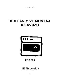 Kullanım kılavuzu Electrolux EOB395L Fırın