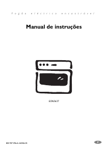 Manual Electrolux EON3637W Fogão