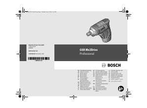 Instrukcja Bosch GSR Mx2Drive Wkrętarka