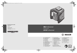 Manual Bosch GRL 500 H Rotation Laser