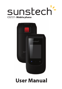 Mode d’emploi Sunstech CELT21 Téléphone portable
