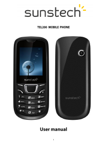 Mode d’emploi Sunstech TEL200 Téléphone portable