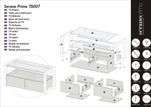 Handleiding Serano TS007 TV meubel