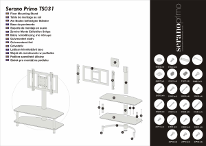 Handleiding Serano TS031 TV meubel