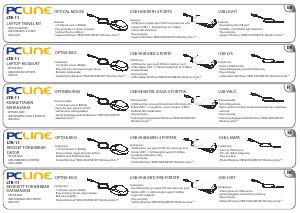 Bruksanvisning PC Line LTB-11 Mus