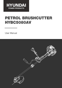 Bruksanvisning Hyundai HYBC5080AV Röjsåg