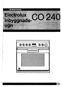 Bruksanvisning Electrolux CO240 Ugn