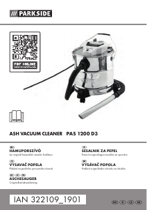 Bedienungsanleitung Parkside PAS 1200 D3 Staubsauger