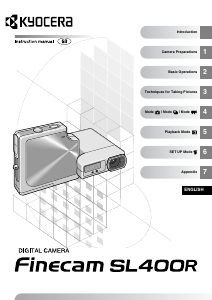 Handleiding Kyocera Finecam SL400R Digitale camera