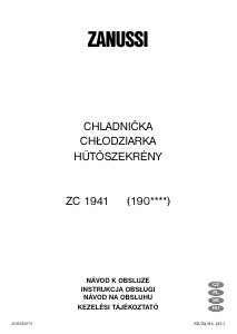 Használati útmutató Zanussi ZC1941B Hűtőszekrény