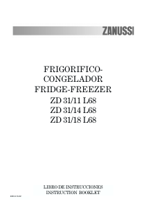 Bruksanvisning Zanussi ZD31/11L68 Kyl-frys