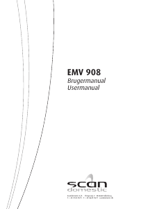 Manual Scandomestic EMV 908 Cooker Hood