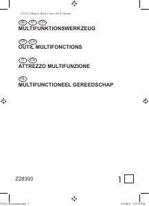 Manuale Rocktrail Z28393 Utensile multifunzione
