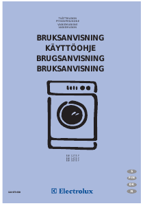 Brugsanvisning Electrolux EW1675F Vaskemaskine