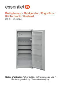 Bedienungsanleitung Essentiel B ERFI 125-55b1 Kühlschrank