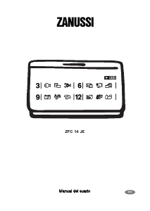 Manual de uso Zanussi ZFC 14 JE Congelador