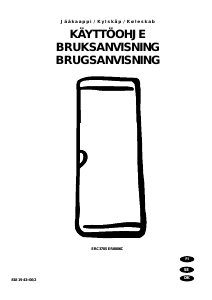 Brugsanvisning Electrolux ERC3705 Køleskab