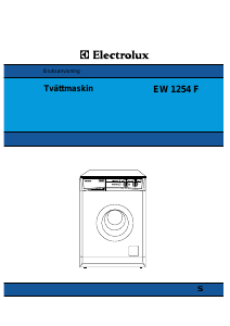 Bruksanvisning Electrolux EW1254F Tvättmaskin