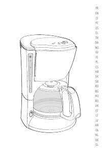 Manual SEB CM240100 Máquina de café