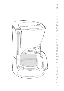 Manual SEB CM240100 Coffee Machine