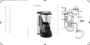 Manual SEB CM430D00 Express Coffee Machine