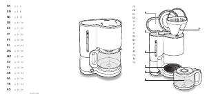 Manual SEB CM250800 Máquina de café