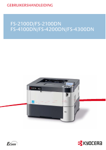 Handleiding Kyocera FS-4200DN Printer