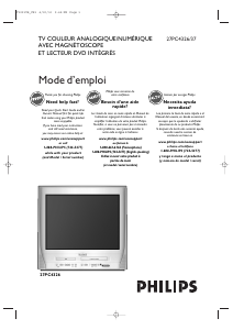 Mode d’emploi Philips 27PC4326 Téléviseur
