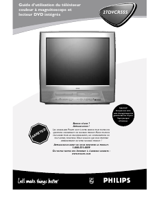 Mode d’emploi Philips 27DVCR55S Téléviseur