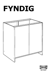 Käyttöohje IKEA FYNDIG Pöytäkaappi