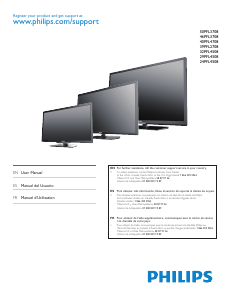 Mode d’emploi Philips 24PFL4508 Téléviseur LED