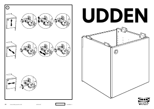 Bruksanvisning IKEA UDDEN Bänkskåp