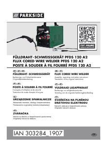 Bruksanvisning Parkside IAN 303284 Svetsmaskin