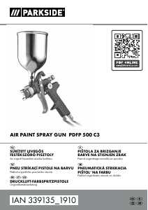 Manuál Parkside IAN 339135 Stříkací pistole