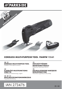 Handleiding Parkside PAMFW 12 A1 Multitool