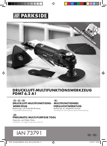 Bedienungsanleitung Parkside PDMT 6.2 A1 Multifunktionswerkzeug