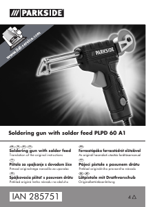 Manual Parkside PLPD 60 A1 Soldering Gun