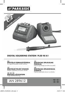 Návod Parkside PLSD 48 A1 Spájkovačka