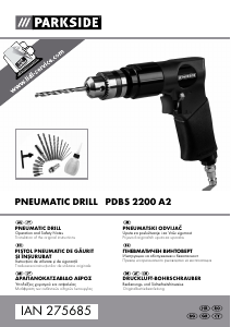 Manual Parkside PDBS 2200 A2 Maşină de găurit-înşurubat
