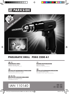 Brugsanvisning Parkside PDBS 2200 A1 Bore-skruemaskine