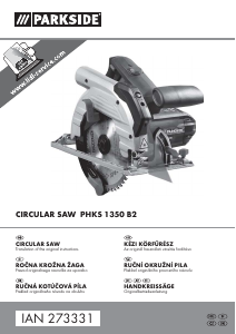 Manual Parkside IAN 273331 Circular Saw