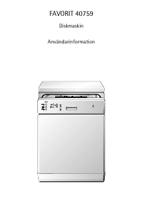 Bruksanvisning AEG F40759U-W Diskmaskin