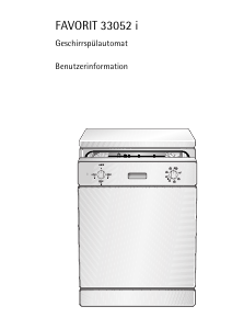 Bedienungsanleitung AEG F33052IM Geschirrspüler