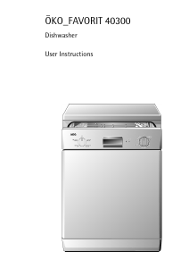 Manual AEG F40200 Dishwasher
