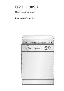 Bedienungsanleitung AEG F33050IW Geschirrspüler