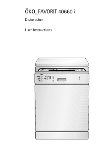 Manual AEG F40660IW Dishwasher