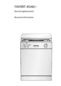 Bedienungsanleitung AEG F40360IB Geschirrspüler