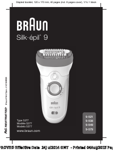 Manual de uso Braun 9-549 Silk-epil 9 Depiladora