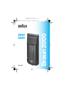 Handleiding Braun 2560 Scheerapparaat