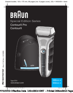 Handleiding Braun 550cc-4 Scheerapparaat